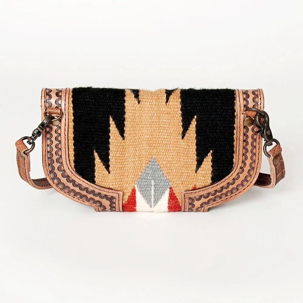 ADBG829B American Darling Hand Tooled Saddle Blanket Genuine Leather Women Bag Western Handbag Purse