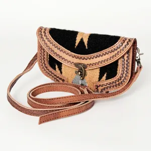 ADBG829B American Darling Hand Tooled Saddle Blanket Genuine Leather Women Bag Western Handbag Purse