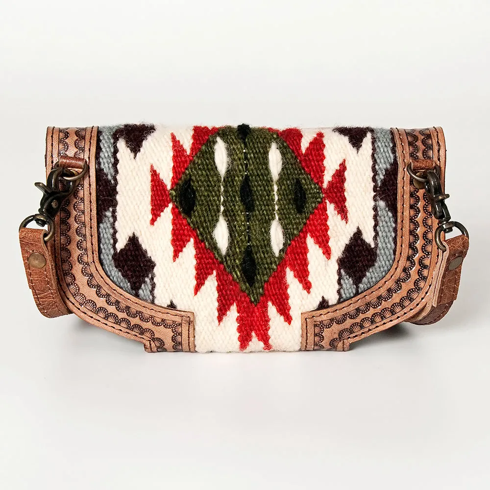 ADBG829E American Darling Hand Tooled Saddle Blanket Genuine Leather Women Bag Western Handbag Purse