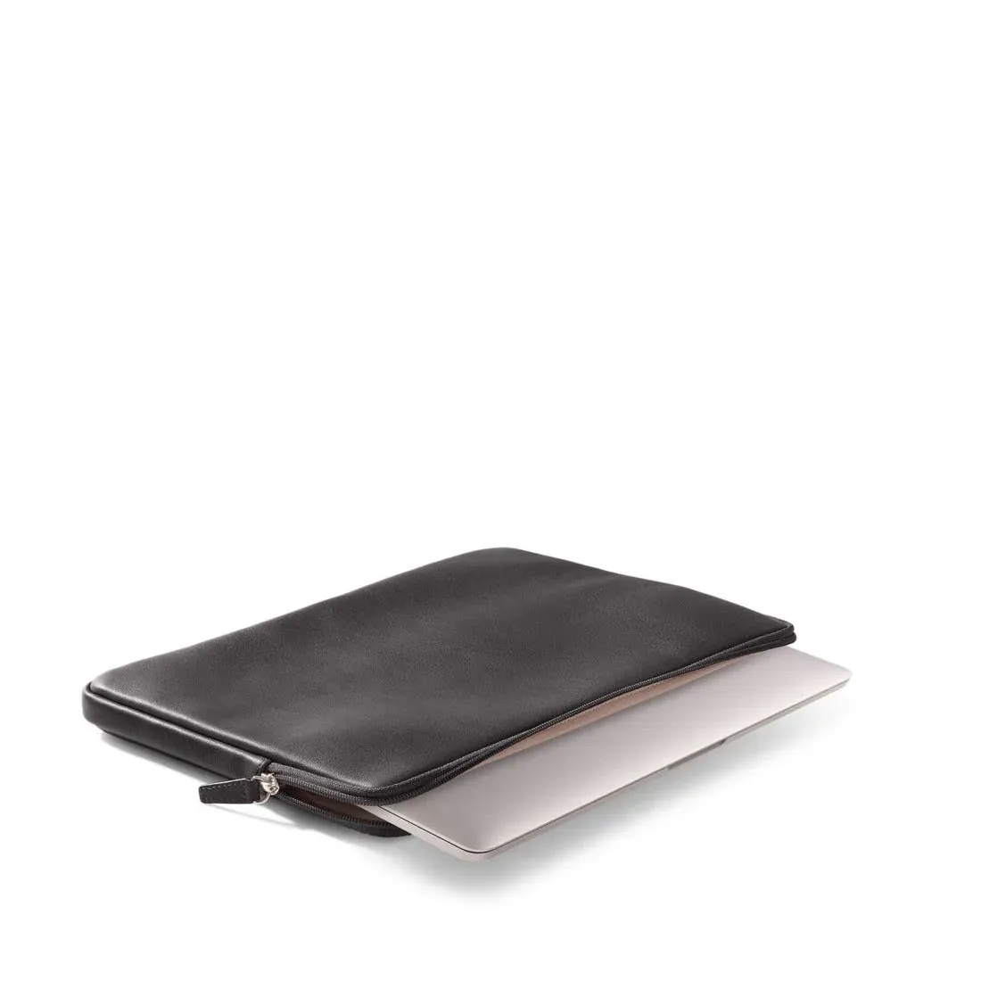 Akira Black Padded Laptop Sleeve – Premium Leather Case for MacBook & Laptops (13" & 16")