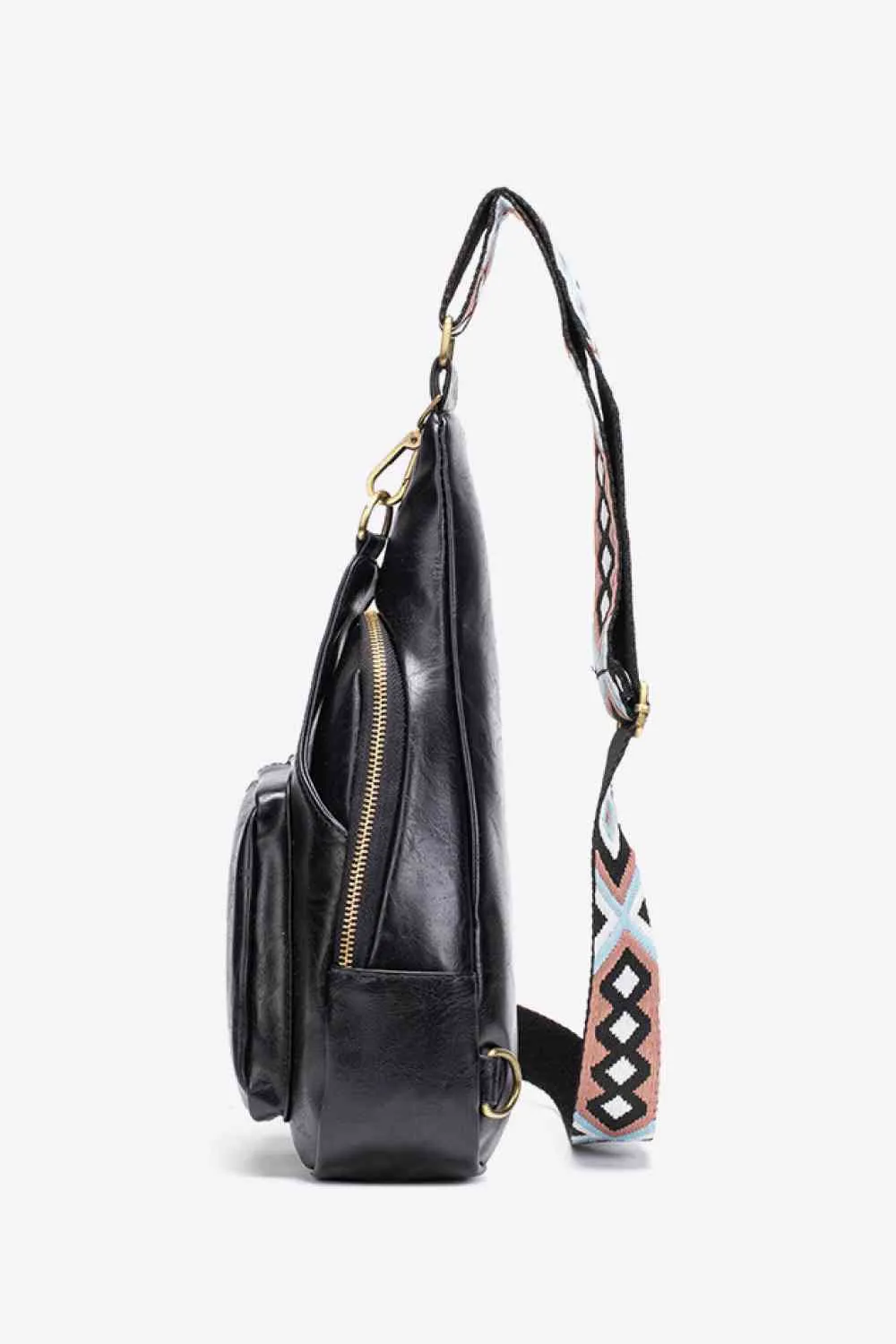 All the Feels - Medium PU Leather Sling Bag | Adjustable Strap