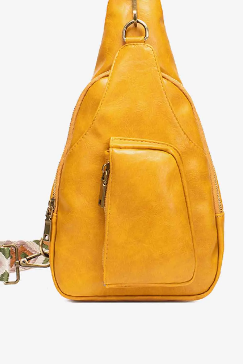 All the Feels - Medium PU Leather Sling Bag | Adjustable Strap