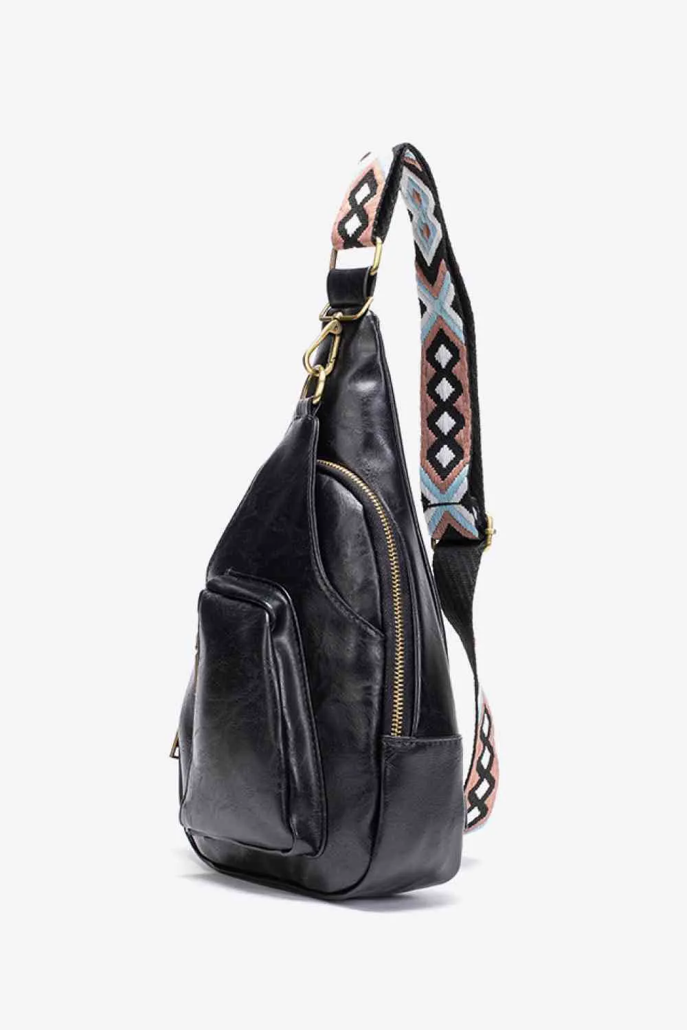 All the Feels - Medium PU Leather Sling Bag | Adjustable Strap