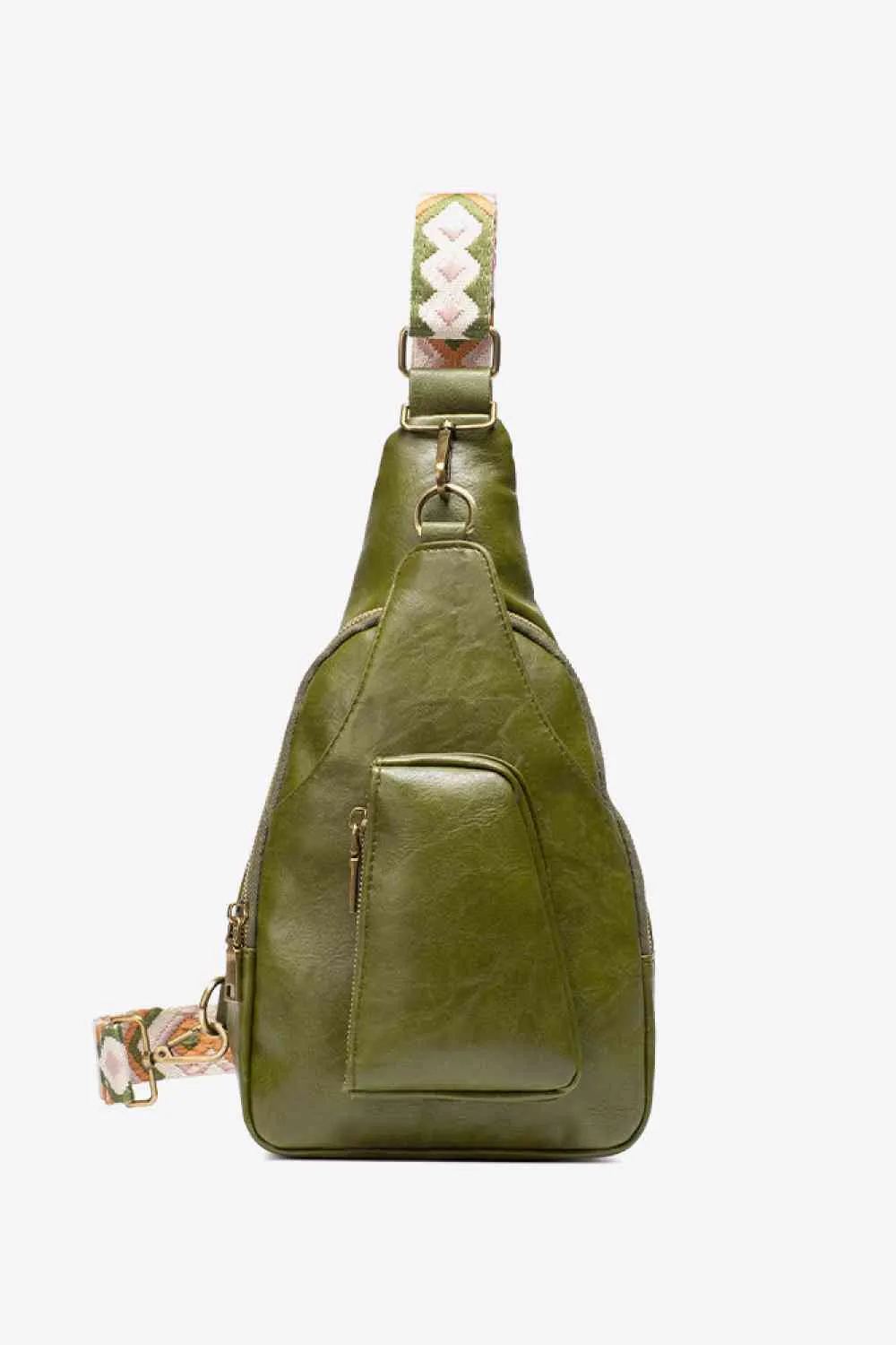 All the Feels - Medium PU Leather Sling Bag | Adjustable Strap
