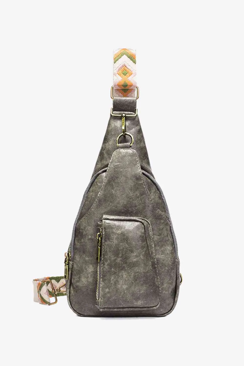 All the Feels - Medium PU Leather Sling Bag | Adjustable Strap