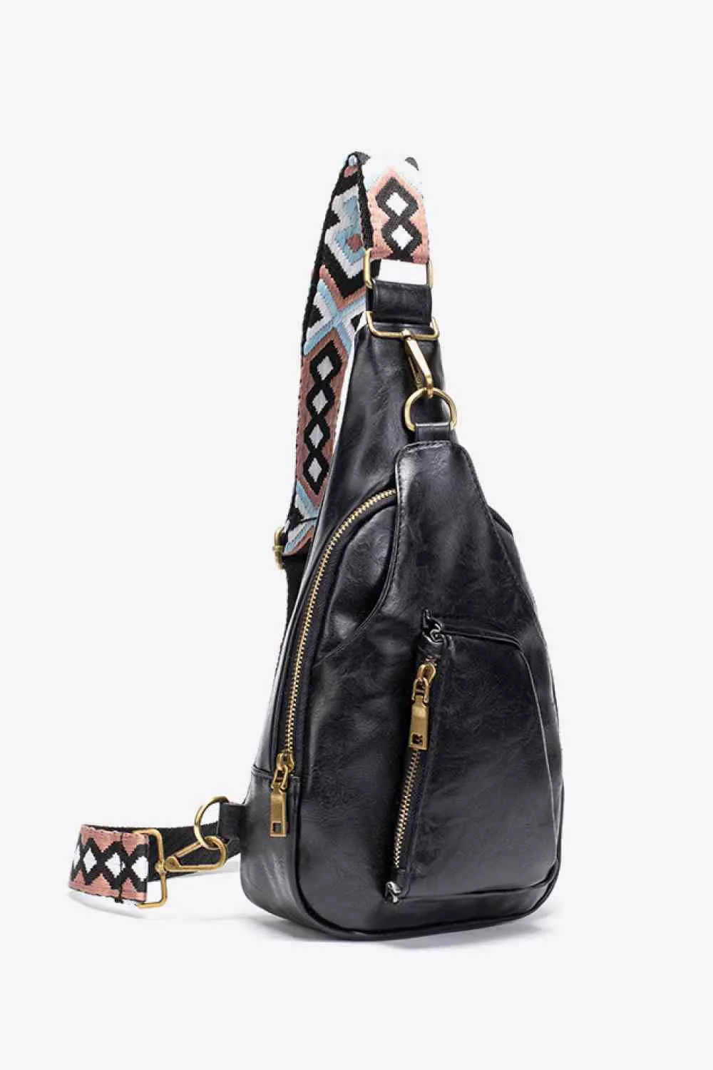 All the Feels - Medium PU Leather Sling Bag | Adjustable Strap