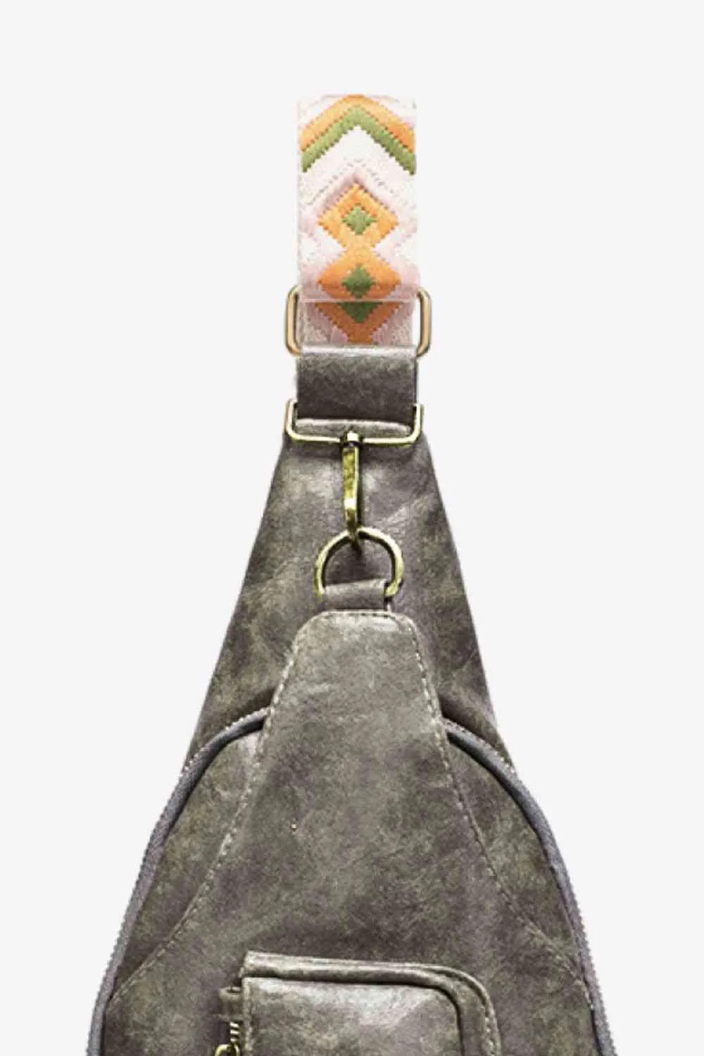 All the Feels - Medium PU Leather Sling Bag | Adjustable Strap