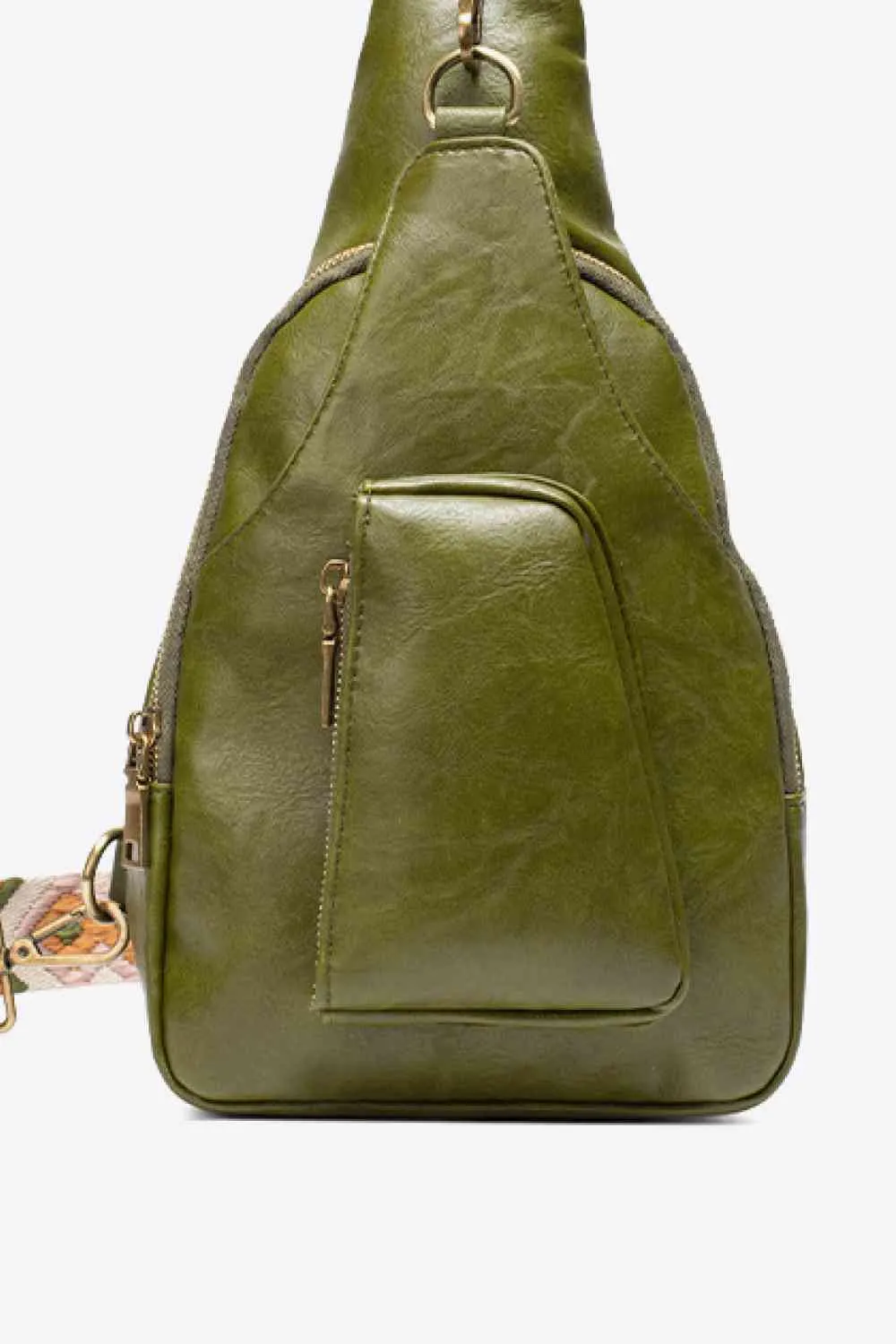 All the Feels - Medium PU Leather Sling Bag | Adjustable Strap