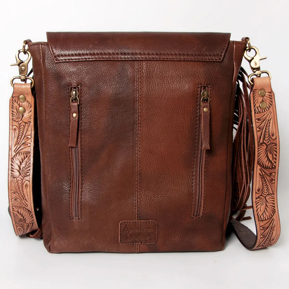 American Darling ADBGA158 Crossbody Hand Tooled Genuine Leather Women Bag Western Handbag Purse