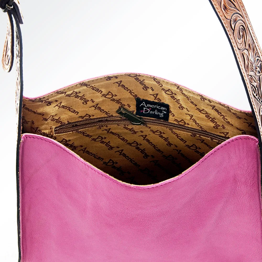 American Darling ADBGZ275 Crossbody Hair-On Genuine Leather Women Bag Western Handbag Purse
