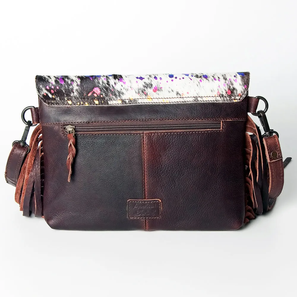 American Darling ADBGZ321 Crossbody Hair-On Genuine Leather Women Bag Western Handbag Purse