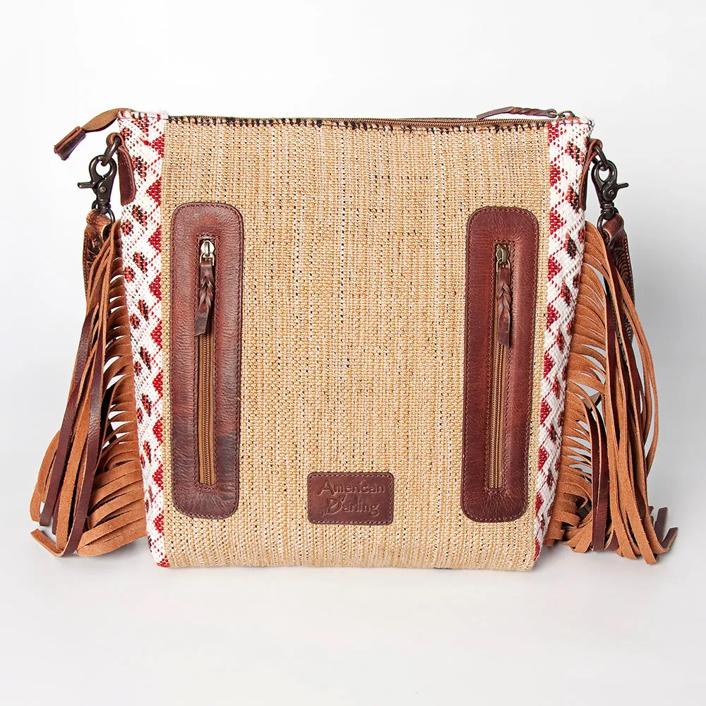 American Darling ADBGZ635 Signature Crossbody Hand Tooled Saddle Blanket Genuine Leather Women Bag Western Handbag Purse