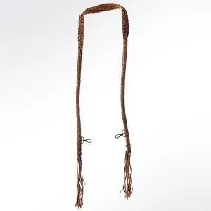 American Darling ADBT129-48 Hand braided Full Grain Genuine Leather Crossbody Handle Strap For Bags