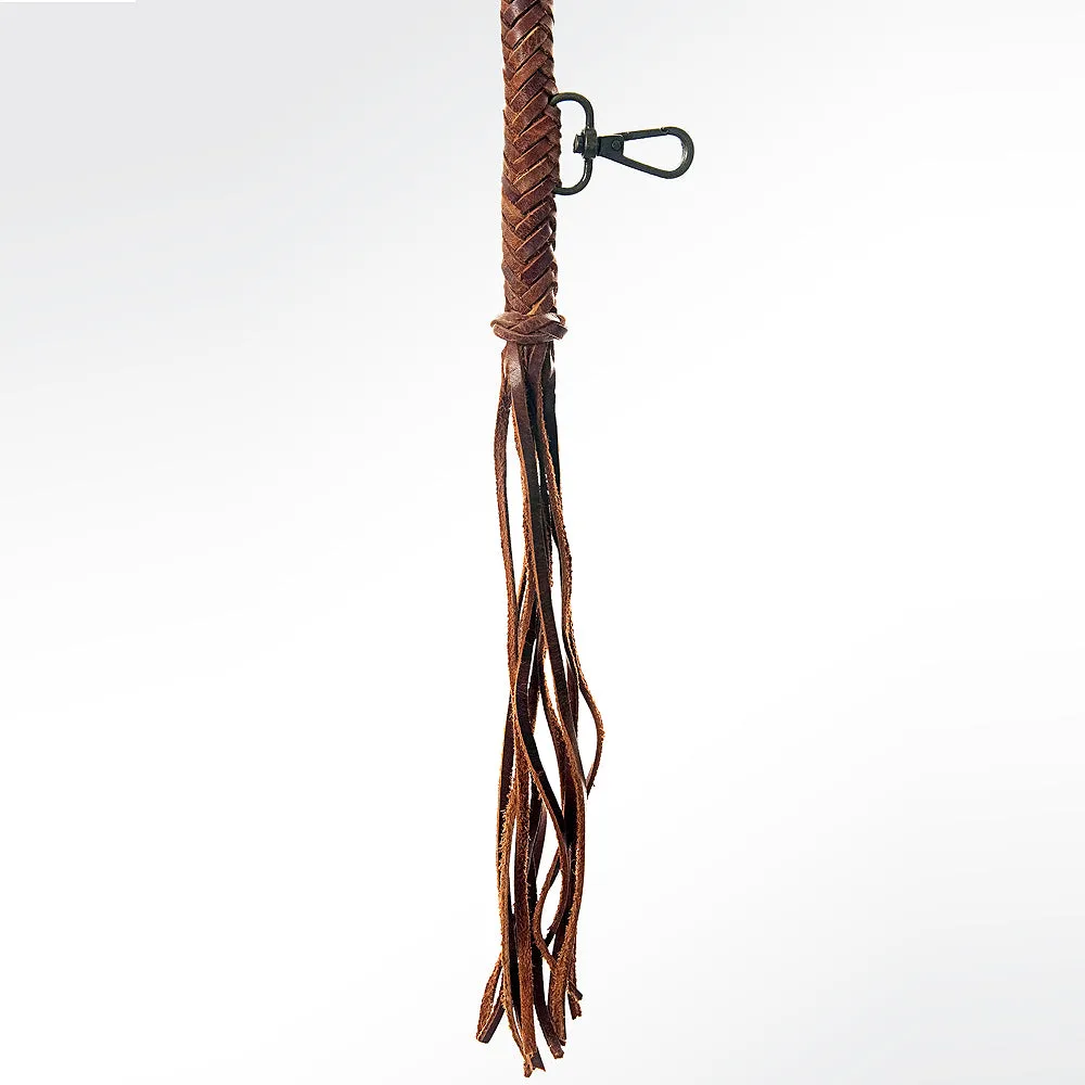 American Darling ADBT129-48 Hand braided Full Grain Genuine Leather Crossbody Handle Strap For Bags