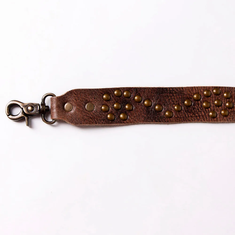 American Darling ADBT137 Full Grain Genuine Leather Crossbody Handle Strap For Bags