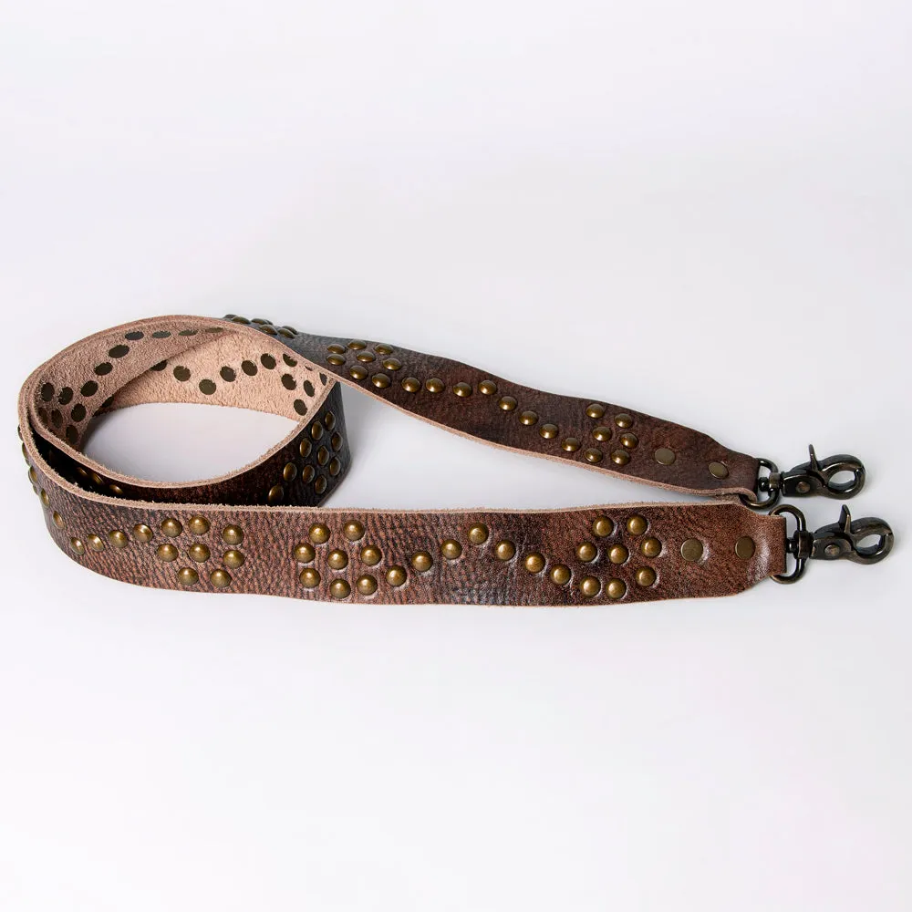 American Darling ADBT137 Full Grain Genuine Leather Crossbody Handle Strap For Bags