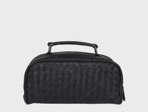 Atria Upcycled Leather Toiletry Bag