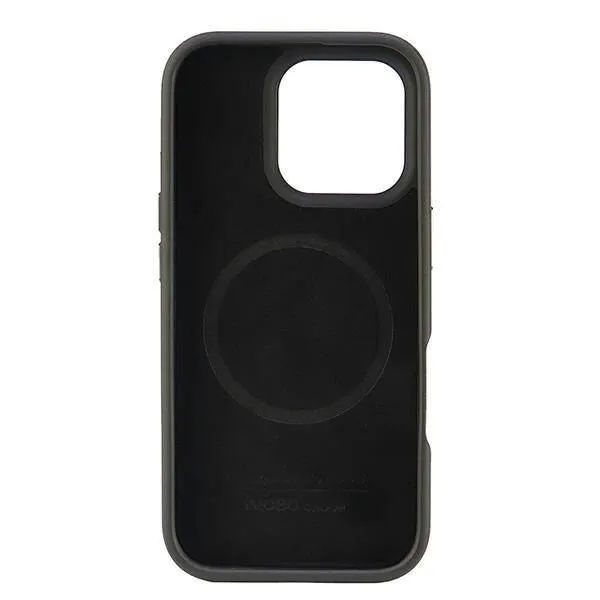 Audi Genuine Leather Hardcase with MagSafe for iPhone 16 Pro 6.3" Black/Red - AU-TPUPCMIP16P-R8/D3-RD