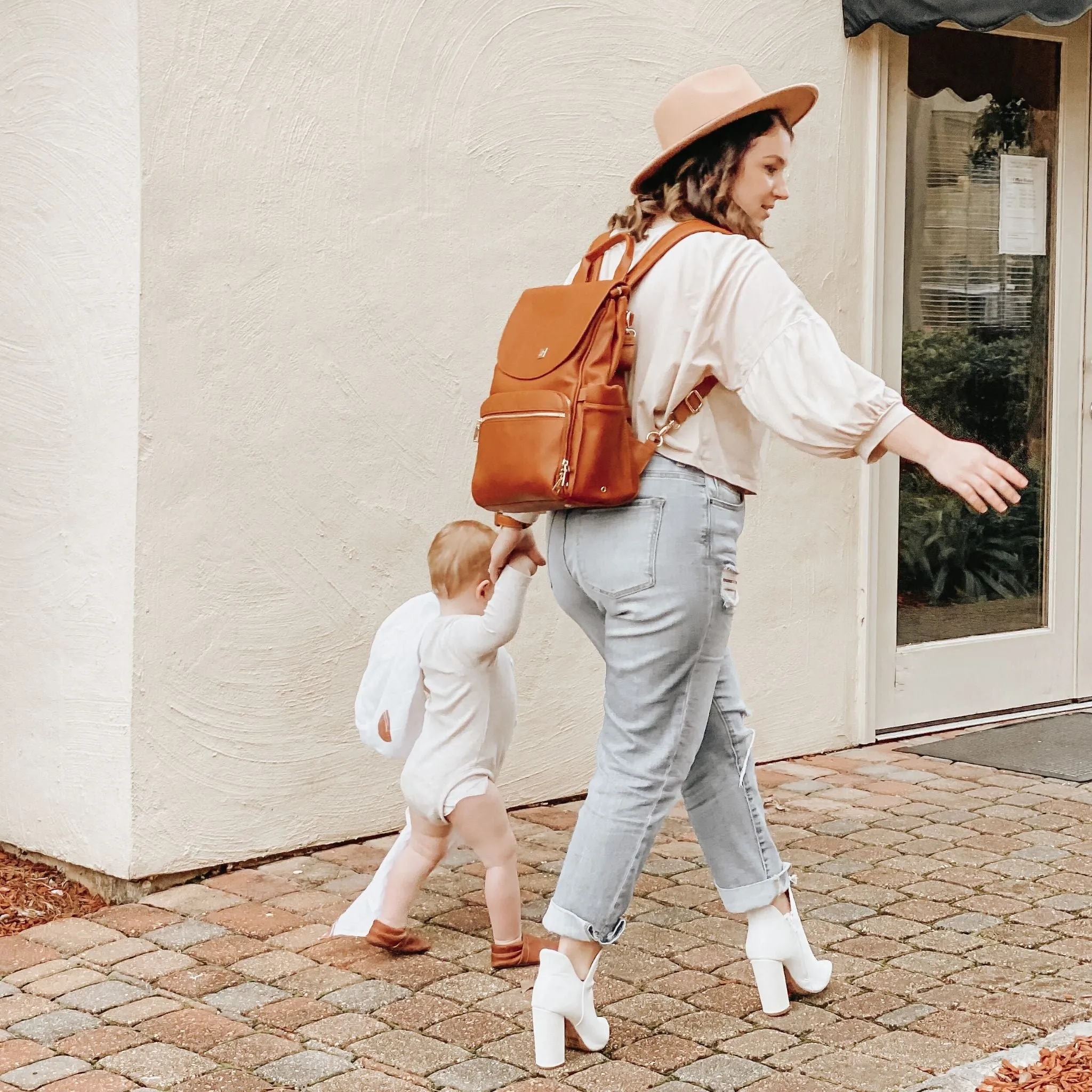 Bailey - Vegan Leather Diaper Bag
