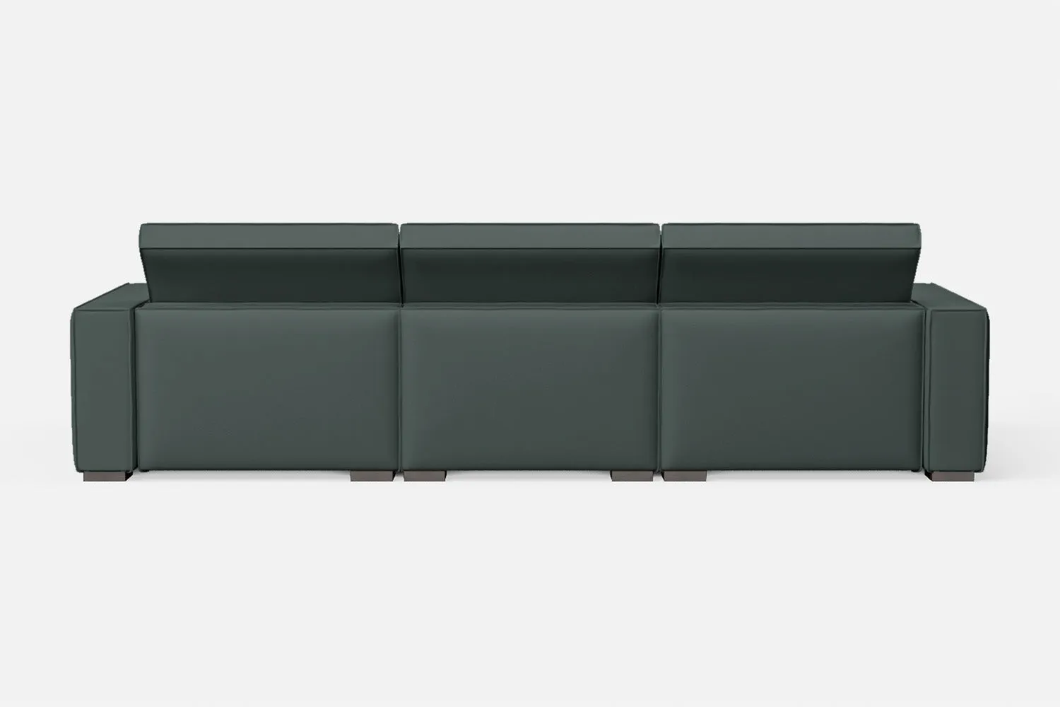 Bolzano 4 Seater Sofa Dusky Turquoise Leather