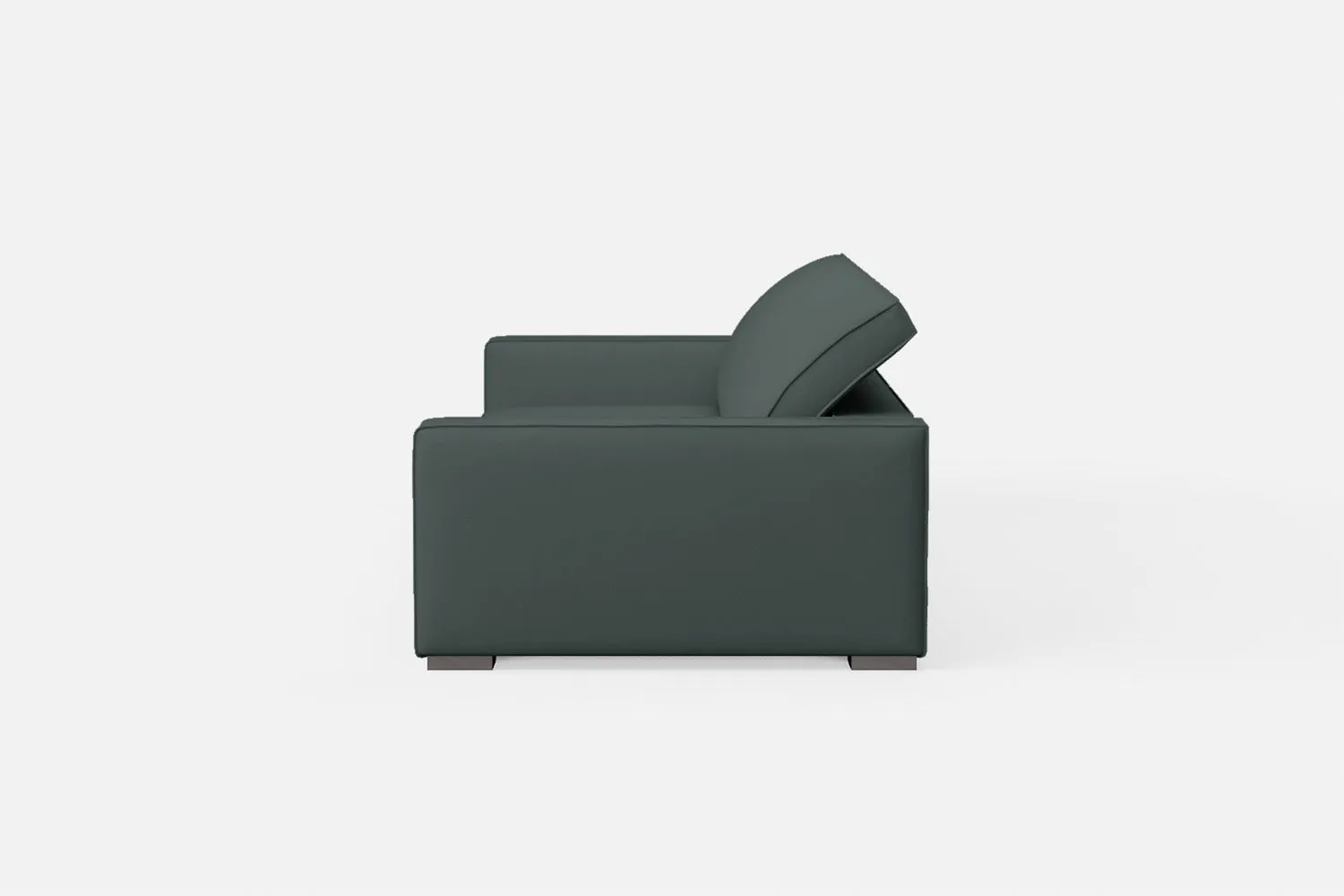 Bolzano 4 Seater Sofa Dusky Turquoise Leather