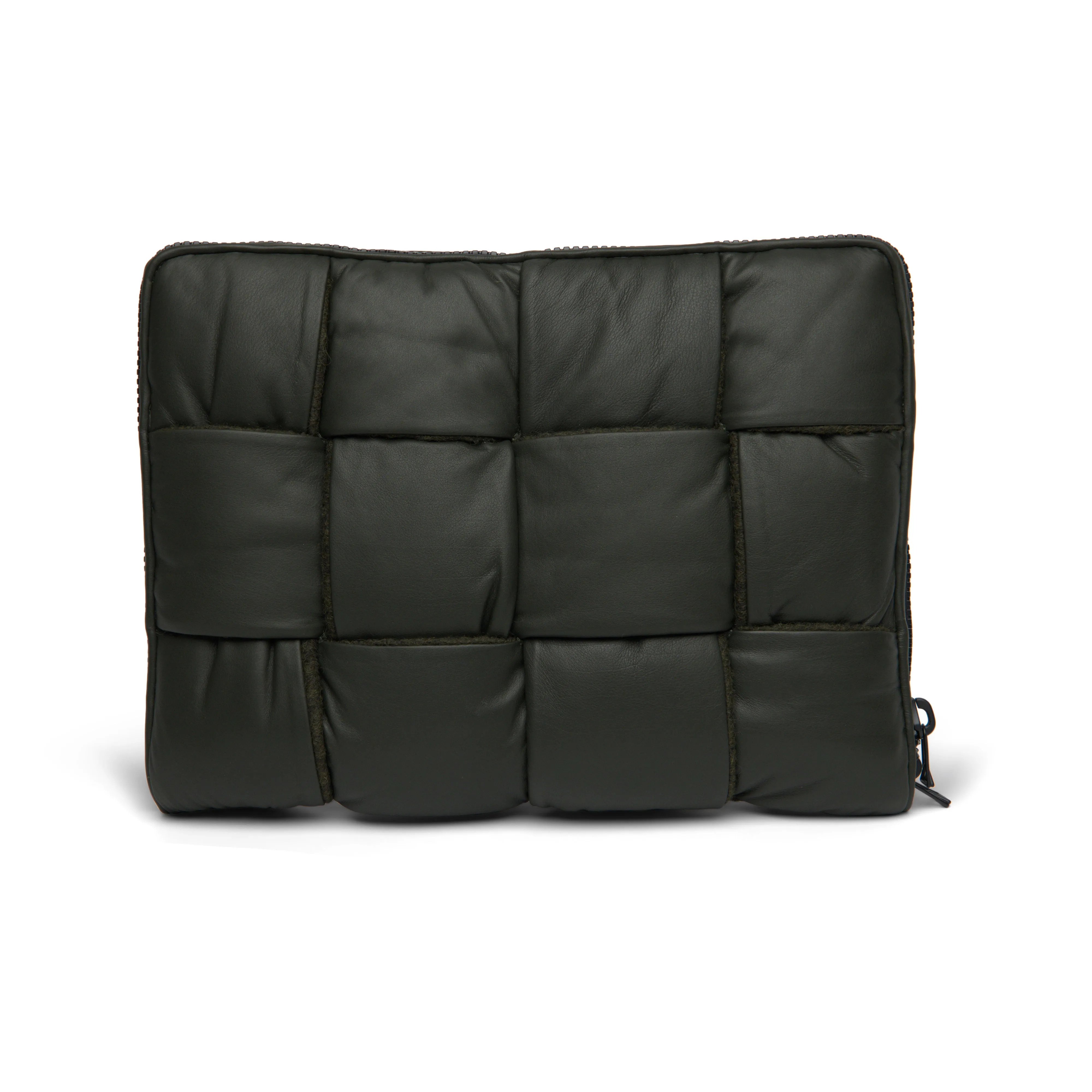 Bottega Veneta Men's Leather Padded Maxi Intrecciato Laptop Case