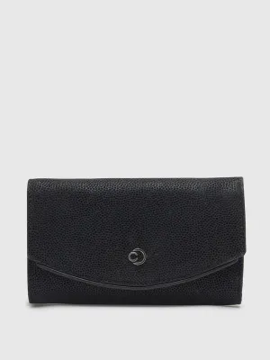 Caprese Gretchen Flapover Clutch Medium Black