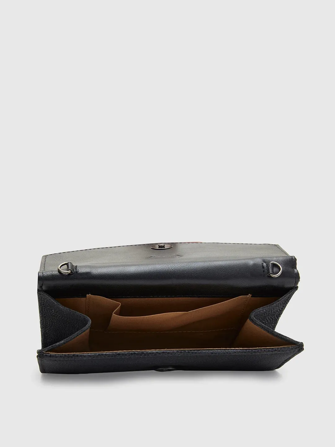 Caprese Gretchen Flapover Clutch Medium Black