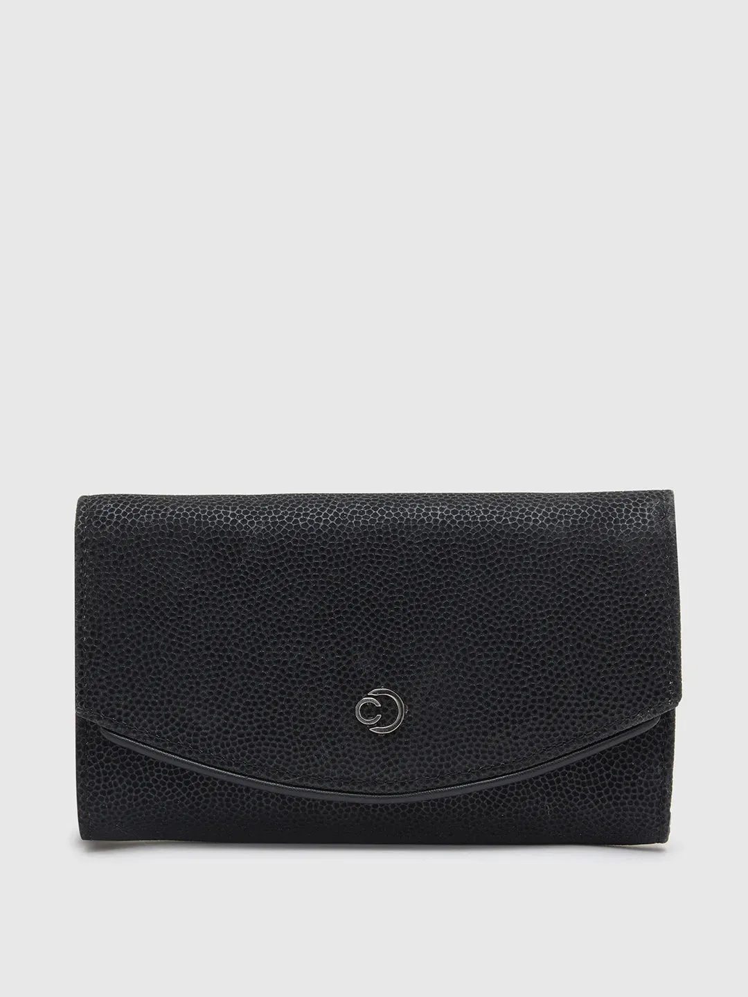 Caprese Gretchen Flapover Clutch Medium Black