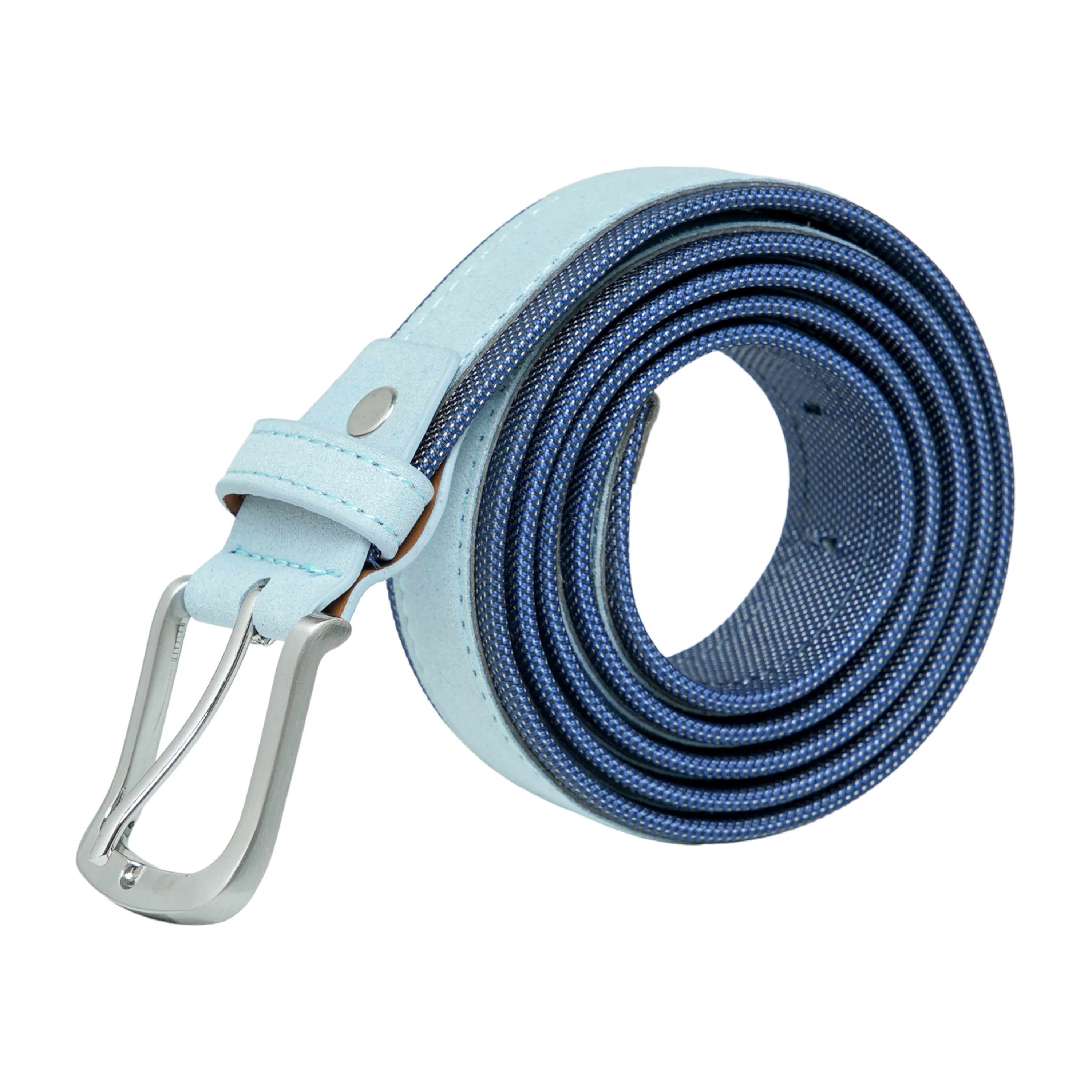 Chokore Casual Suede Leather Belt (Blue)