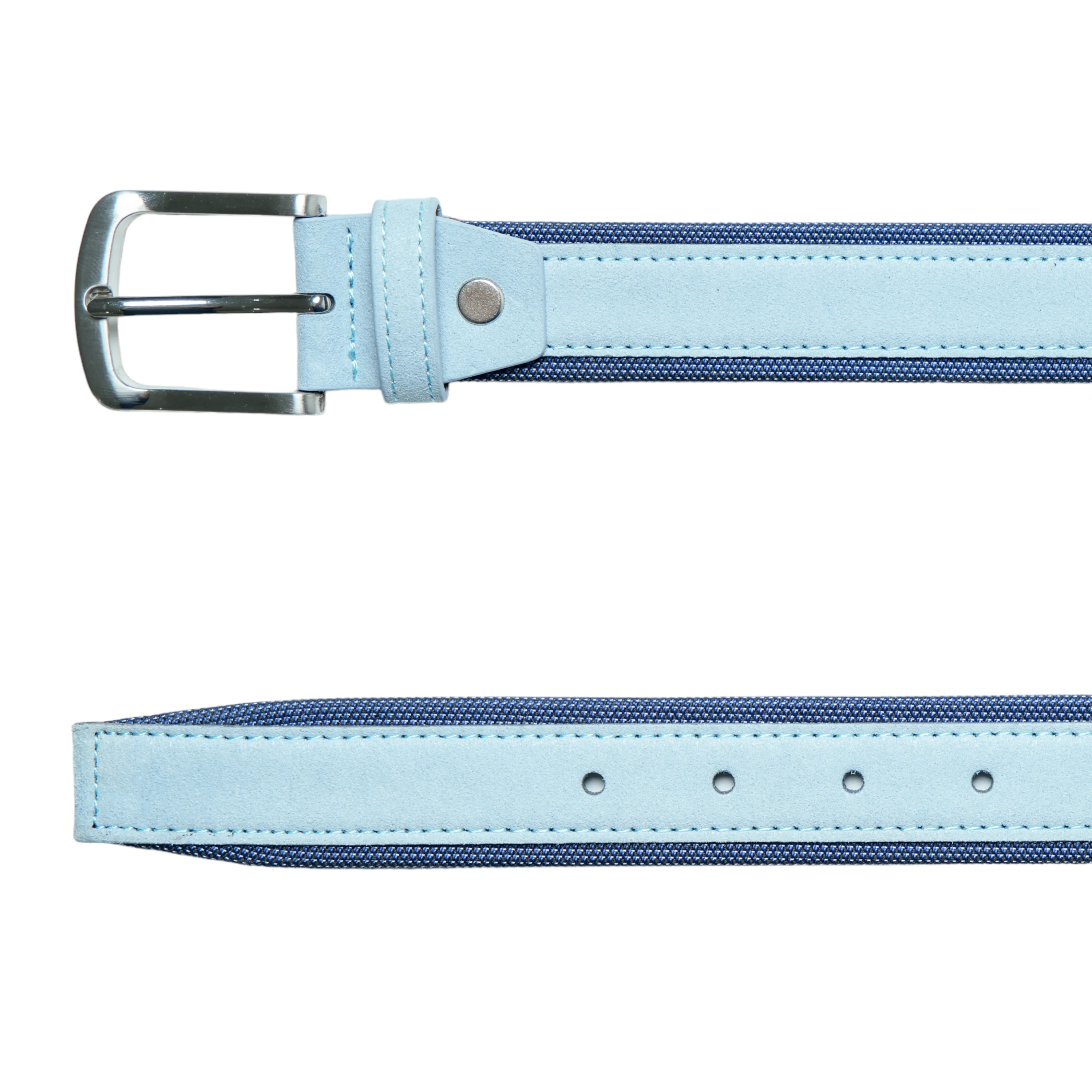 Chokore Casual Suede Leather Belt (Blue)