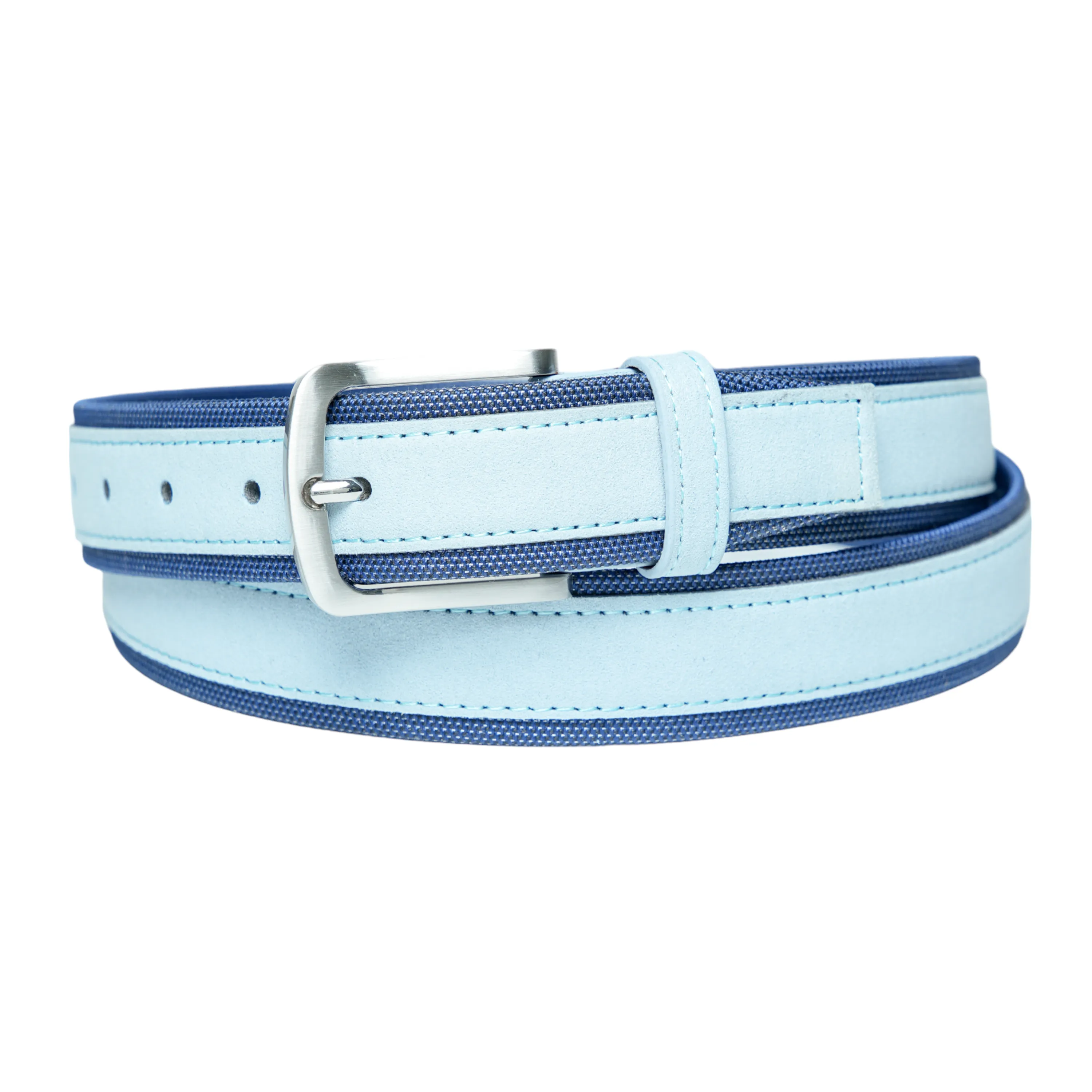 Chokore Casual Suede Leather Belt (Blue)