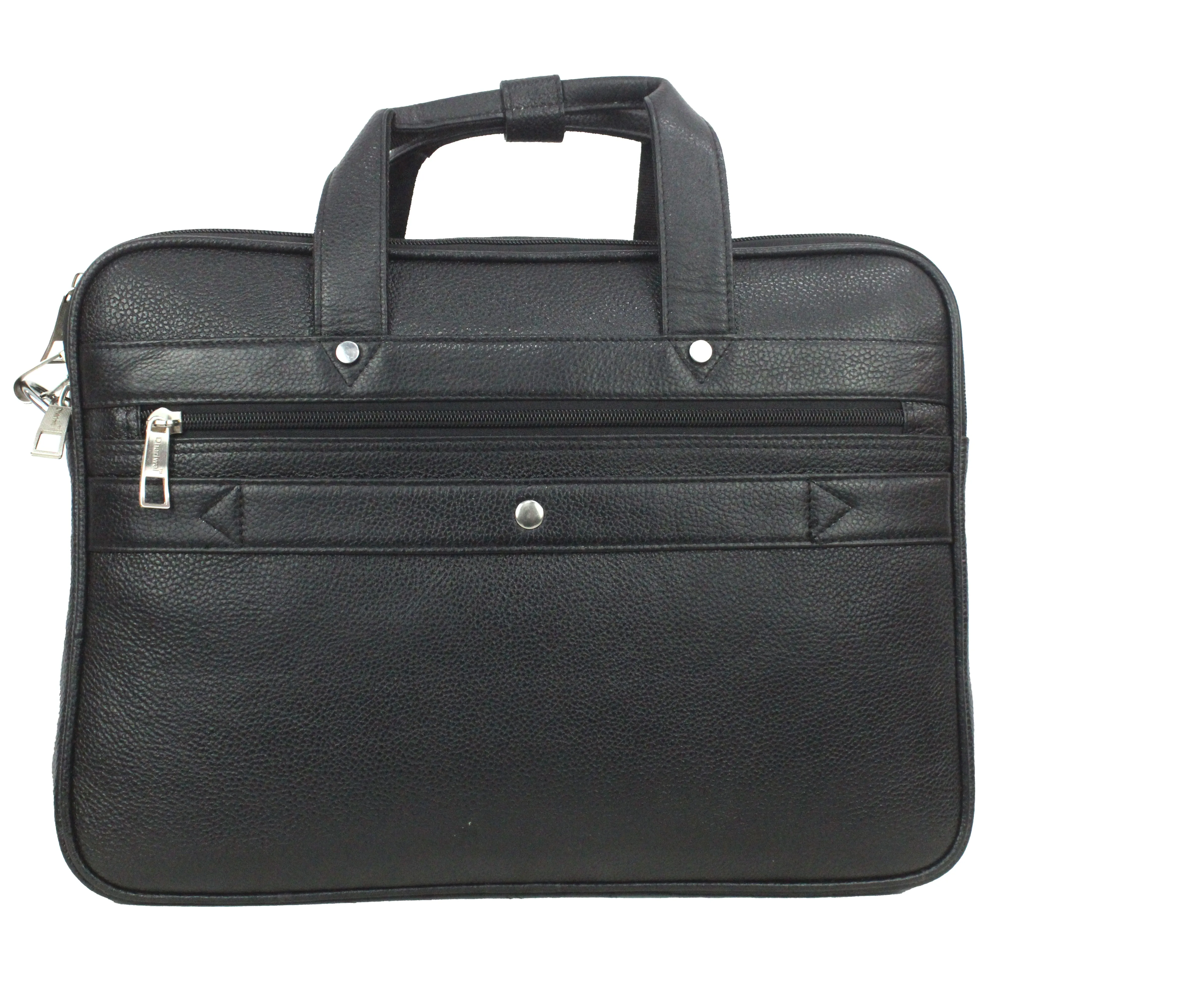 Dhariwal Genuine Leather Laptop Bag File Messenger Bag with Strap upto 15 Inch | Laptop Bag for Men EB-614