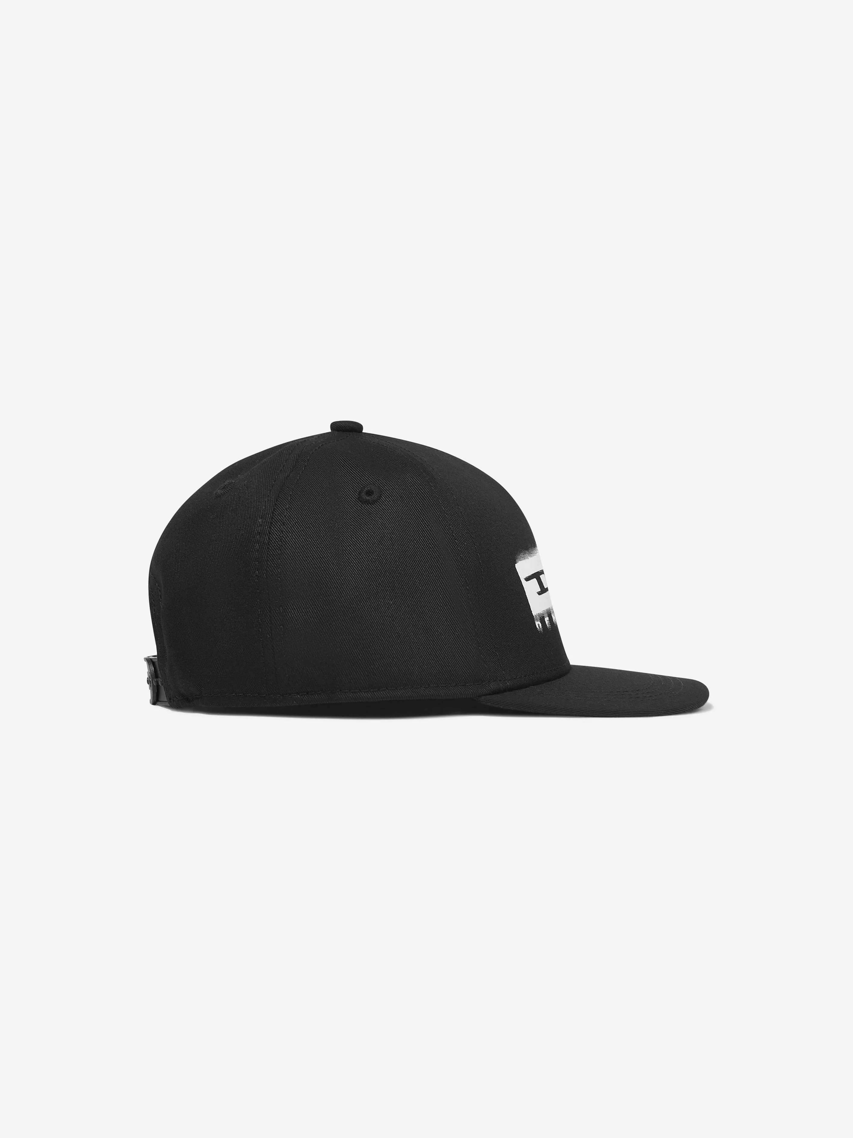 Diesel Kids Logo Cap in Black