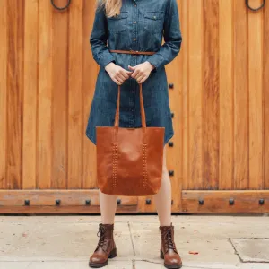 Double-Dutch Tote in Cognac