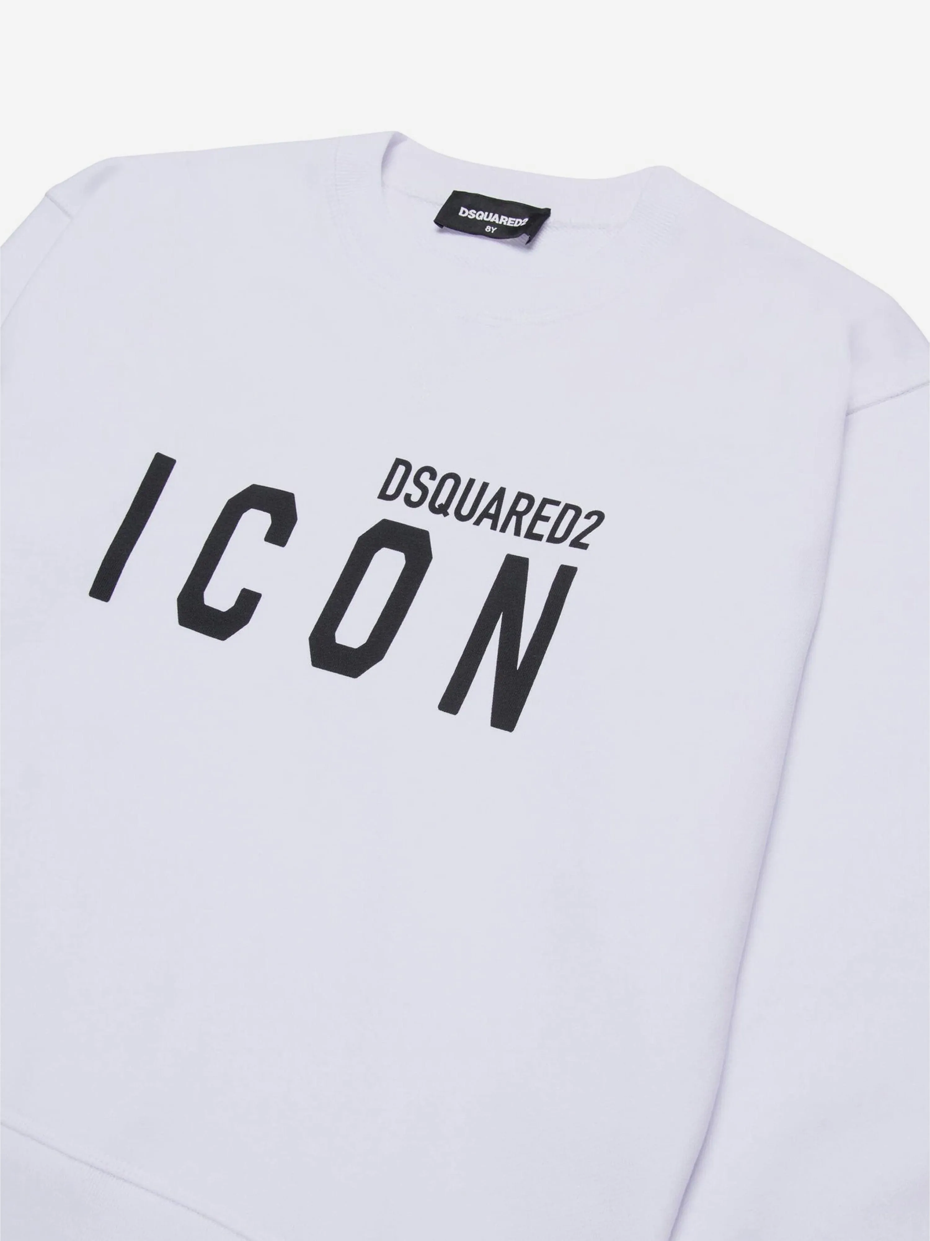 Dsquared2 Kids Icon Logo Sweatshirt in White