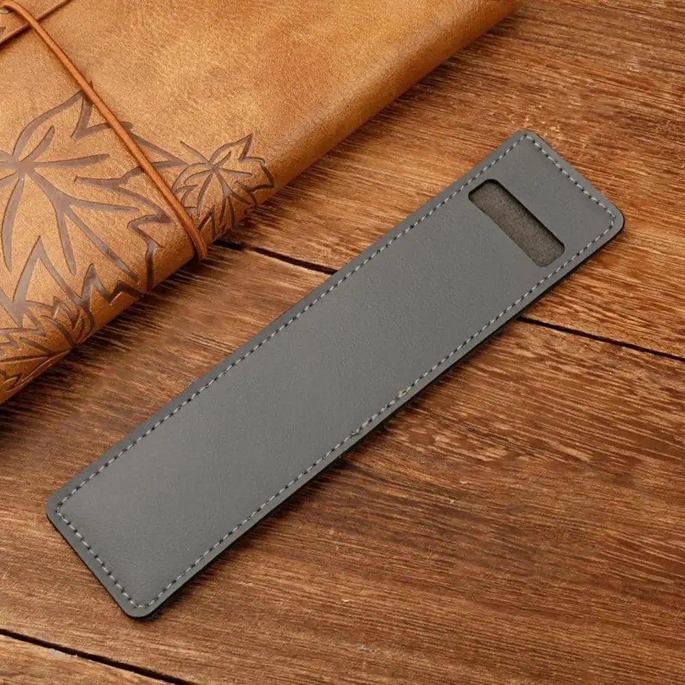 Elegant Leather Fountain and Stylus Pen Sleeve - Premium Protective Case