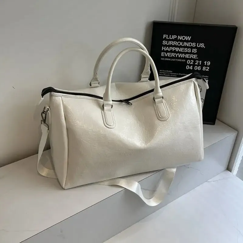 Elevate Your Journey with the PU Leather Oversize Travel Bag