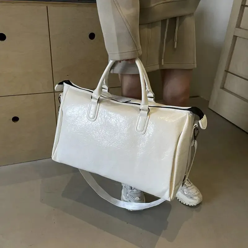Elevate Your Journey with the PU Leather Oversize Travel Bag