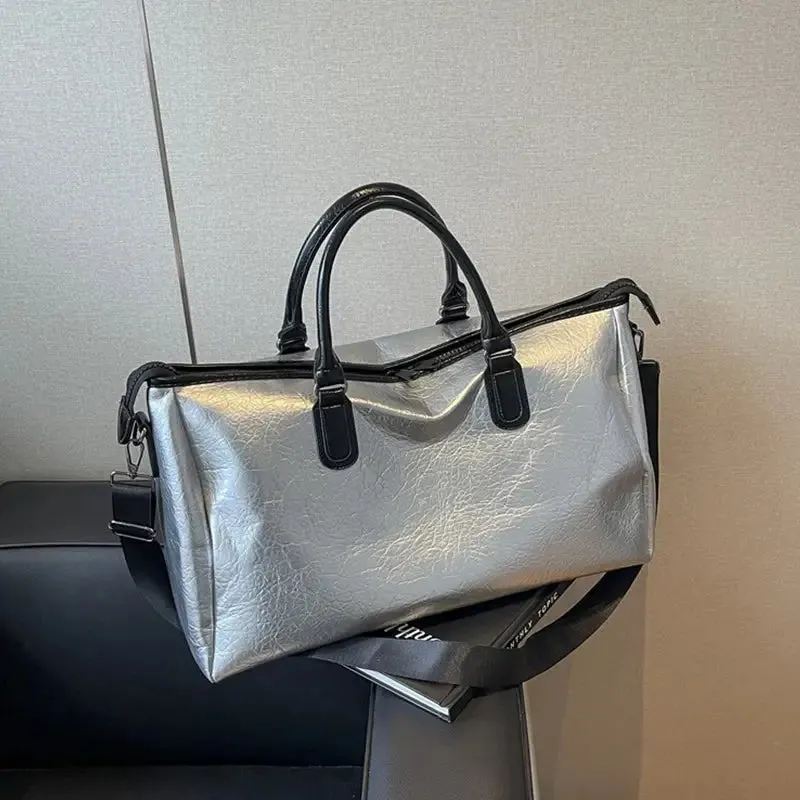 Elevate Your Journey with the PU Leather Oversize Travel Bag
