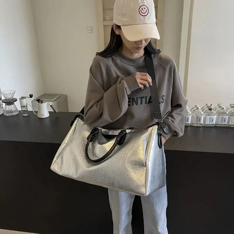 Elevate Your Journey with the PU Leather Oversize Travel Bag