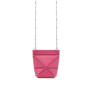 Facet Micro Plus Foldable Crossbody Bag - Pink