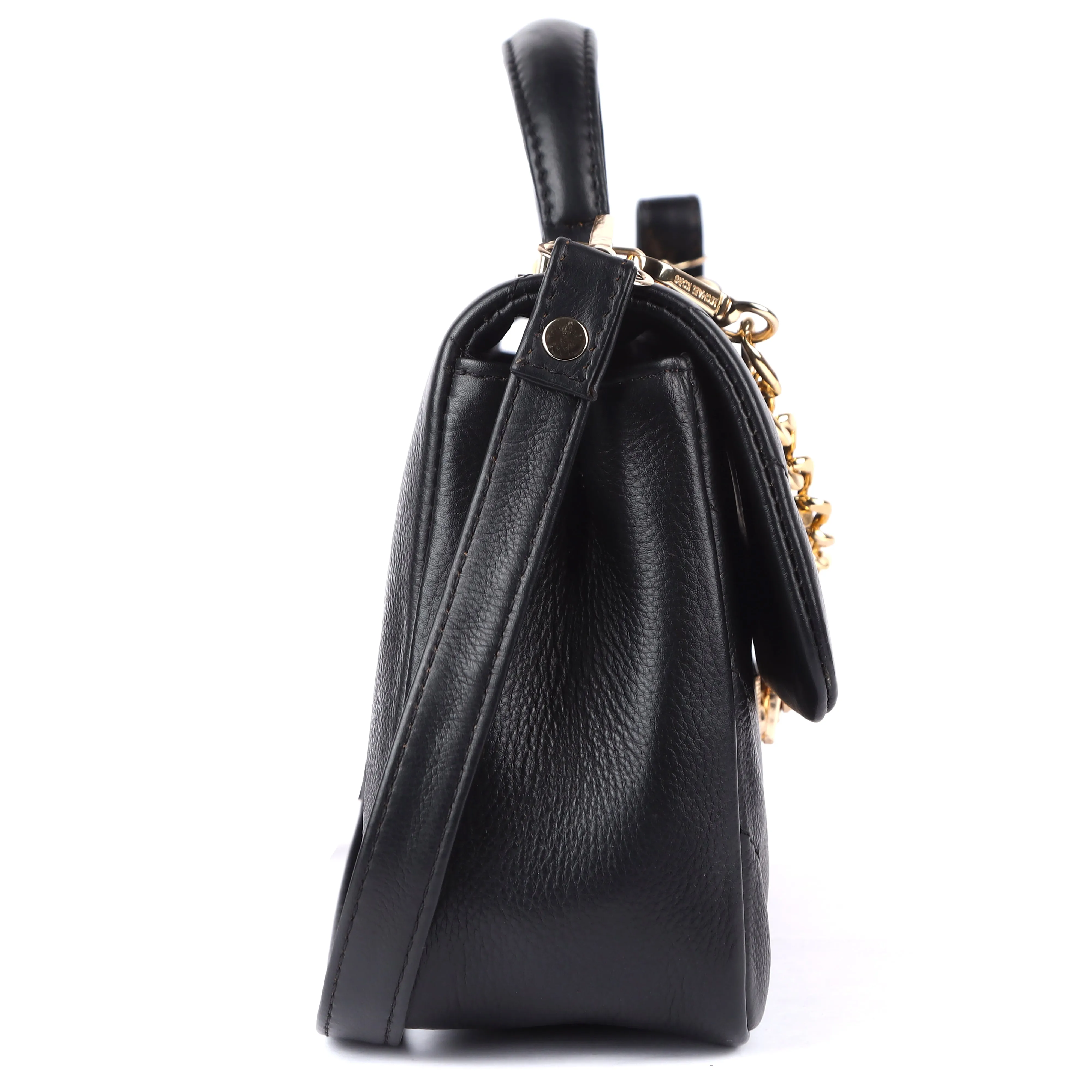 Genuine Leather Hand Bag for Women/Sling Bag - Black - Stylish Ladies Purse for Women - Trendy Designer