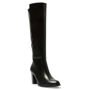 Gianna Boot in Black On Black Leather