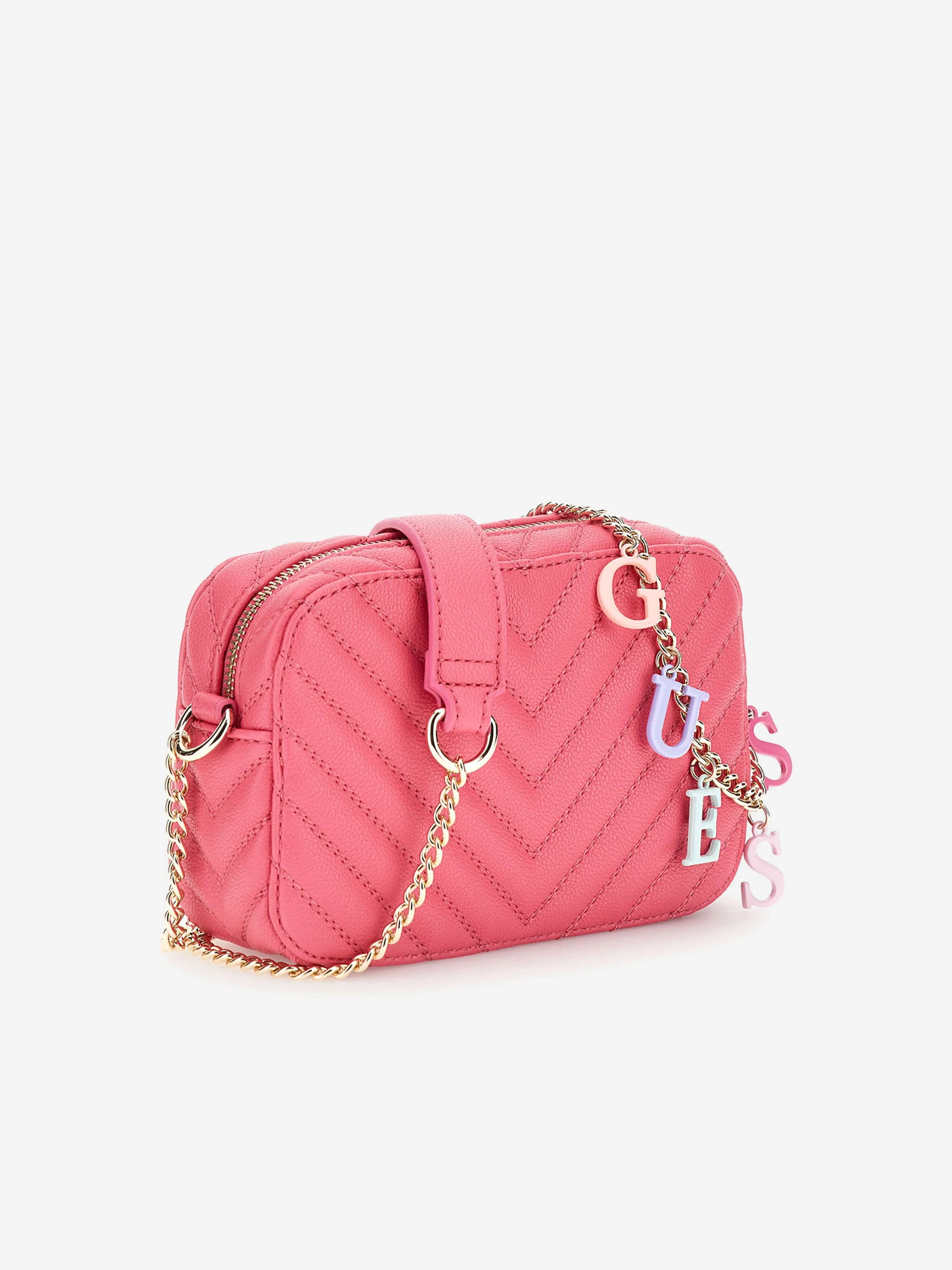 Guess Girls Crossbody Bag in Pink (18cm)
