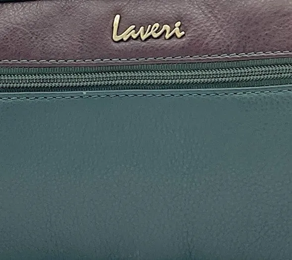 Hand Pouch, Wash Bag, Toiletry, Genuine Leather # 2295NH