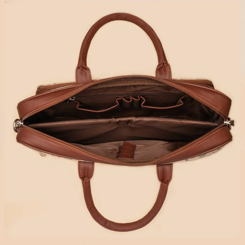 Ikat Print Laptop Bag
