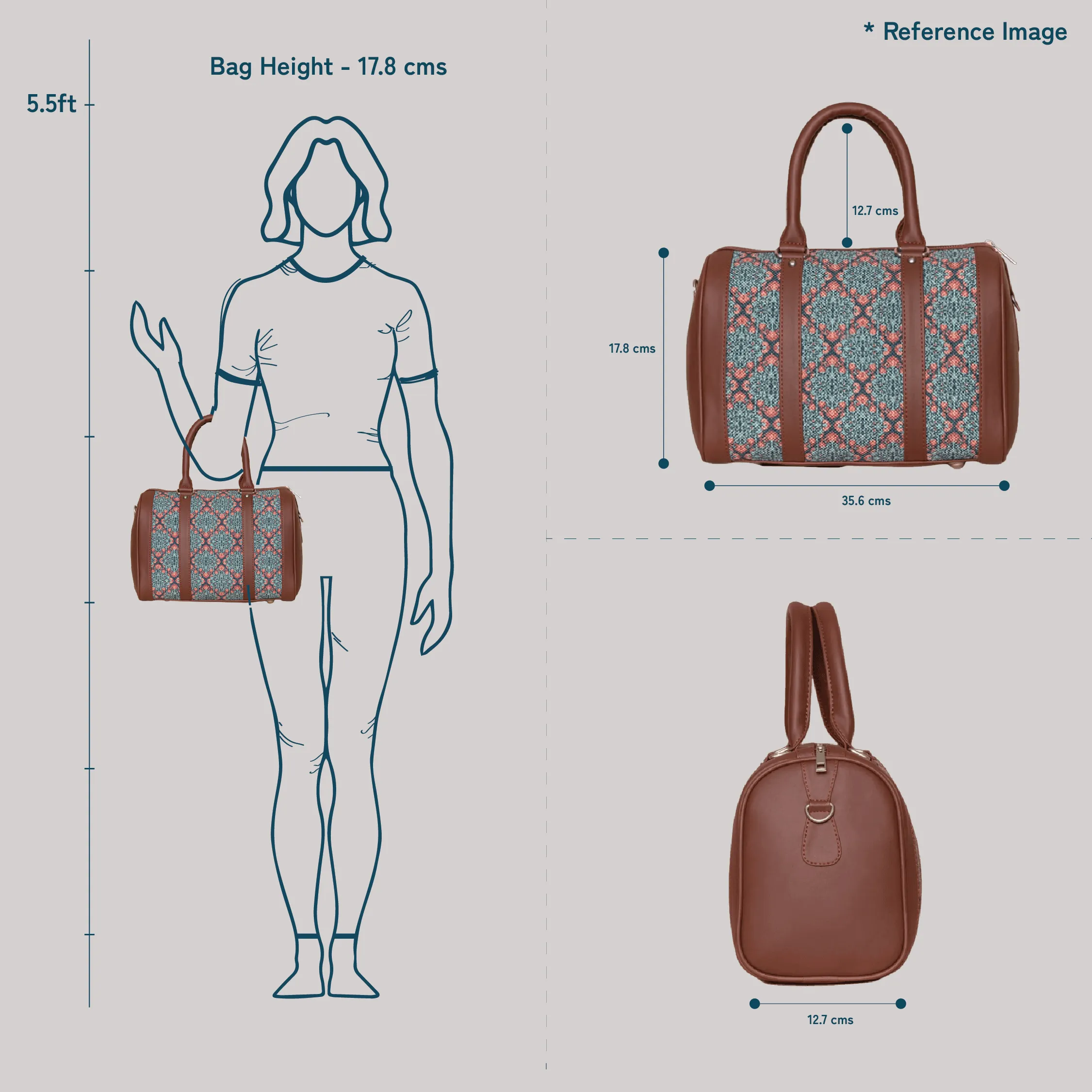 Ikat Wave Handbag