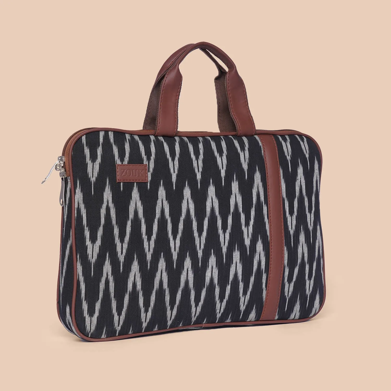 Ikat Wave Sleek Laptop Sleeve
