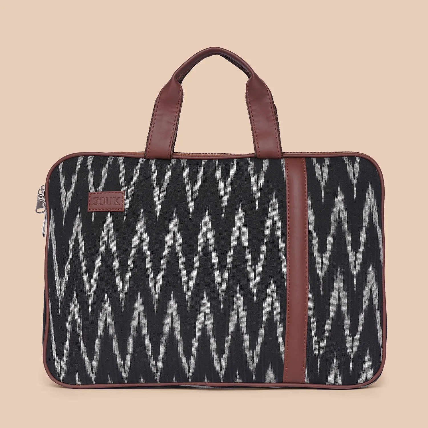 Ikat Wave Sleek Laptop Sleeve